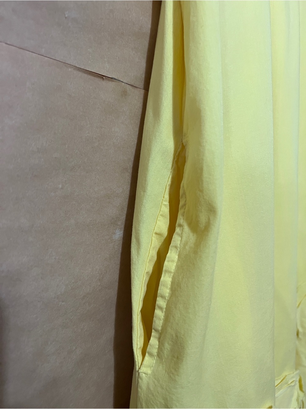 Frances Valentine | Zennia Flower Dress Floral Applique Hem Mini Yellow Size XL - Picture 9 of 15